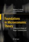 Image for Foundations in microeconomic theory  : a volume in honor of Hugo F. Sonnenschein