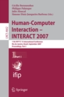 Image for Human-Computer Interaction - INTERACT 2007: 11th IFIP TC 13 International Conference, Rio de Janeiro, Brazil, September 10-14, 2007, Proceedings, Part I : 4662