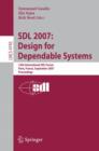 Image for SDL 2007: Design for Dependable Systems : 13th International SDL Forum, Paris, France, September 18-21, 2007, Proceedings