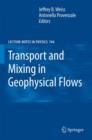Image for Transport and Mixing in Geophysical Flows