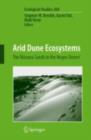 Image for Arid dune ecosystems: the Nizzana sands in the Negev Desert
