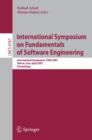Image for International Symposium on Fundamentals of Software Engineering