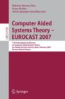 Image for Computer Aided Systems Theory - EUROCAST 2007
