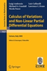 Image for Calculus of Variations and Nonlinear Partial Differential Equations : Lectures given at the C.I.M.E. Summer School held in Cetraro, Italy, June 27 - July 2, 2005