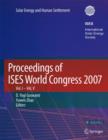 Image for Proceedings of ISES World Congress 2007  : solar energy and human settlement