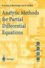 Image for Analytic Methods for Partial Differential Equations