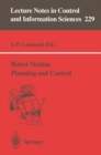 Image for Robot motion planning and control