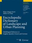 Image for Encyclopedia Dictionary of Landscape and Urban Planning: Multilingual Reference in English, Spanish, French and German