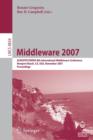 Image for Middleware 2007