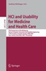 Image for HCI and Usability for Medicine and Health Care
