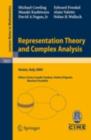Image for Representation Theory and Complex Analysis: Lectures given at the C.I.M.E. Summer School held in Venice, Italy, June 10-17, 2004 : 1931