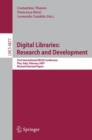 Image for Digital Libraries: Research and Development