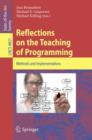 Image for Reflections on the Teaching of Programming: Methods and Implementations : 4821