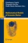 Image for Mathematical models of granular matter : 1937