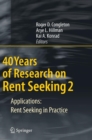 Image for 40 Years of Research on Rent Seeking 2