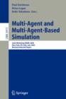 Image for Multi-Agent and Multi-Agent-Based Simulation : Joint Workshop MABS 2004