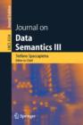 Image for Journal on Data Semantics III