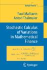 Image for Stochastic Calculus of Variations in Mathematical Finance