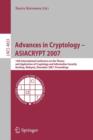 Image for Advances in Cryptology - ASIACRYPT 2007