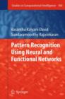 Image for Pattern recognition using neural and functional networks