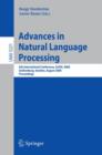 Image for Advances in Natural Language Processing : 6th International Conference, GoTAL 2008, Gothenburg, Sweden, August 25-27, 2008, Proceedings