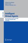 Image for Intelligent Virtual Agents : 8th International Conference, IVA 2008, Tokyo, Japan, September 1-3, 2008, Proceedings