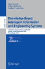 Image for Knowledge-Based Intelligent Information and Engineering Systems : 12th International Conference, KES 2008, Zagreb, Croatia, September 3-5, 2008, Proceedings, Part II