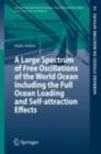 Image for A Large Spectrum of Free Oscillations of the World Ocean Including the Full Ocean Loading and Self-attraction Effects