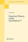 Image for Function Theory in the Unit Ball of Cn
