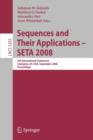 Image for Sequences and Their Applications - SETA 2008 : 5th International Conference Lexington, KY, USA, September 14-18, 2008,  Proceedings