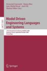 Image for Model Driven Engineering Languages and Systems : 11th International Conference, MoDELS 2008, Toulouse, France, September 28 - October 3, 2008, Proceedings