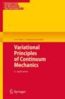 Image for Variational principles of continuum mechanicsVol. 2: Applications