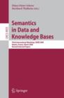 Image for Semantics in Data and Knowledge Bases