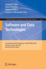 Image for Software and data technologies  : Second International Conference, ICSOFT/ENASE 2007, Barcelona, Spain, July 22-25, 2007, revised selected papers
