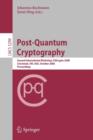 Image for Post-Quantum Cryptography : Second International Workshop, PQCrypto 2008 Cincinnati, OH, USA October 17-19, 2008 Proceedings