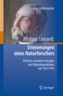 Image for Philipp Lenard: Erinnerungen eines Naturforschers: Kritische annotierte Ausgabe des Originaltyposkriptes von 1931/1943