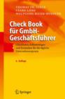 Image for Check Book fur GmbH-Geschaftsfuhrer : Checklisten, Erlauterungen und Formulare fur die tagliche Unternehmenspraxis