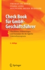 Image for Check Book fur GmbH-Geschaftsfuhrer: Checklisten, Erlauterungen und Formulare fur die tagliche Unternehmenspraxis