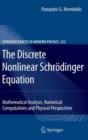 Image for The discrete nonlinear Schrodinger equation  : mathematical analysis, numerical computations and physical perspectives