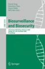 Image for Biosurveillance and Biosecurity : International Workshop, BioSecure 2008, Raleigh, NC, USA, December 2, 2008. Proceedings