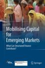 Image for Mobilising capital for emerging markets: what can structured finance contribute?