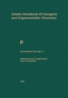 Image for Gmelin: Handbook of Inorganic and Organometallic Chemistry : P - Phosphorus: Supplement Vol C: Mononuclear Compounds with Hydrogen: Part 1