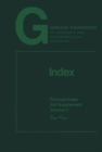Image for Gmelin: Handbook of Inorganic and Organometallic Chemistry : Formula Index: Supplement 3: Vol 5: C22-C36.7