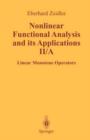 Image for Nonlinear Functional Analysis and Its Application