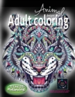 Image for Adult coloring book stress relieving animal designs : Intricate coloring books for adults, animal coloring books for adults: Coloring book for adults stress relieving designs