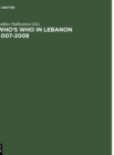 Image for Who&#39;s Who in Lebanon 2007-2008