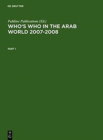 Image for Who&#39;s Who in the Arab World 2007-2008