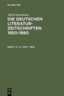 Image for Die deutschen Literatur-Zeitschriften 1850-1880
