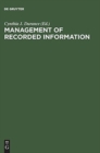 Image for Management of Recorded Information