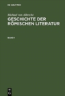 Image for Geschichte Der Roemischen Literatur